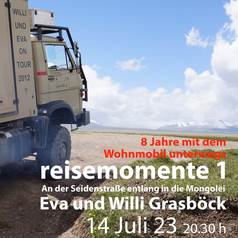 Vortrag | Reisemomente Der Seidenstraße entlang bis in die Mongolei, Fr., 14. Juli um 20:30