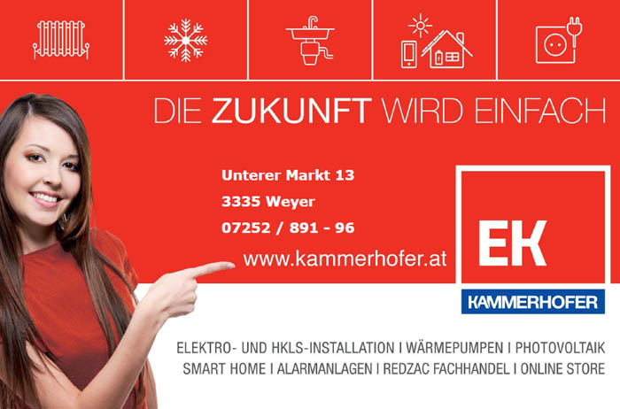 Kammerhofer - Elektro- und HKLS-Installation, Wärmepumpen, Photovoltaik, Smart Home ... 