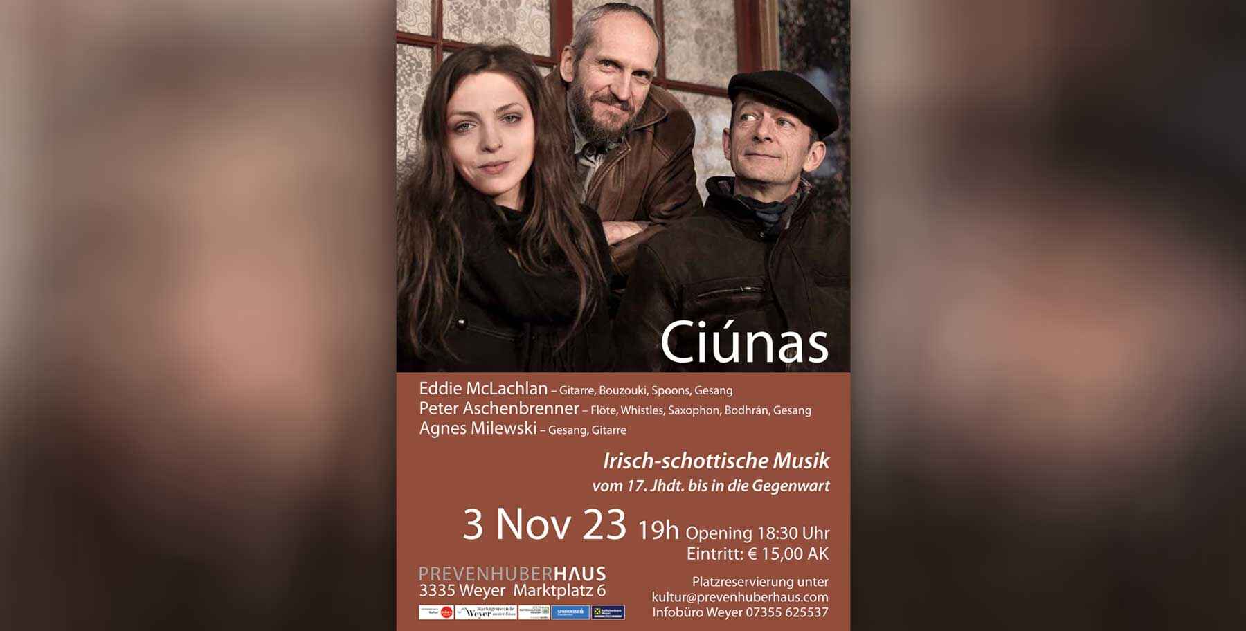 Konzert | Lassen Sie sich von der Musik von Ciúnas verzaubern