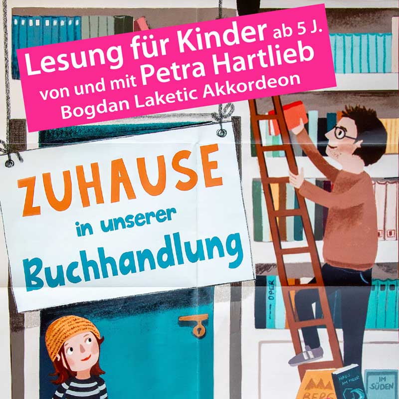 Lesung | Zuhause in unserer Buchhandlung | Petra Hartlieb, 6. Oktober 2023, 15 Uhr