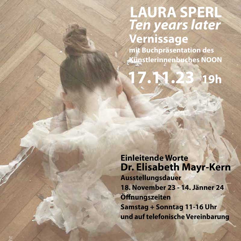 Ausstellung | Laura Sperl: Ten years later - bis 14. Jänner 2024