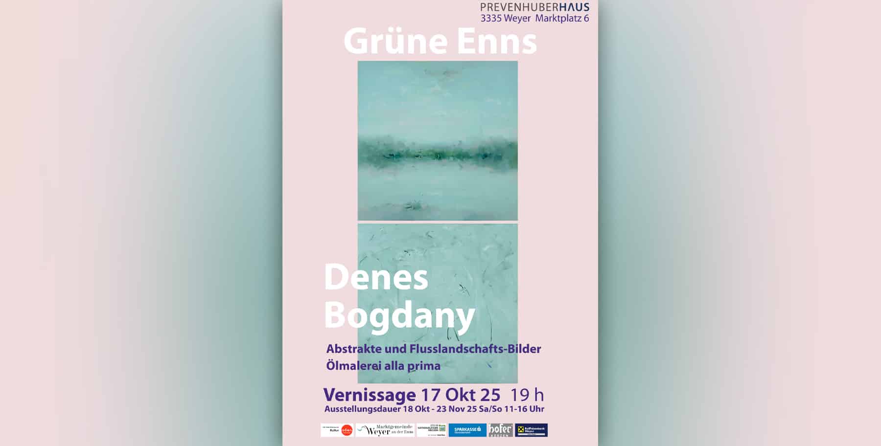 Ausstellung | Grüne Enns, Denes Bogdany