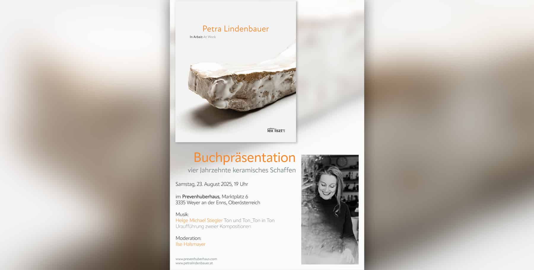 Buchpräsentation | Petra Lindenbauer: In Arbeit | At Work