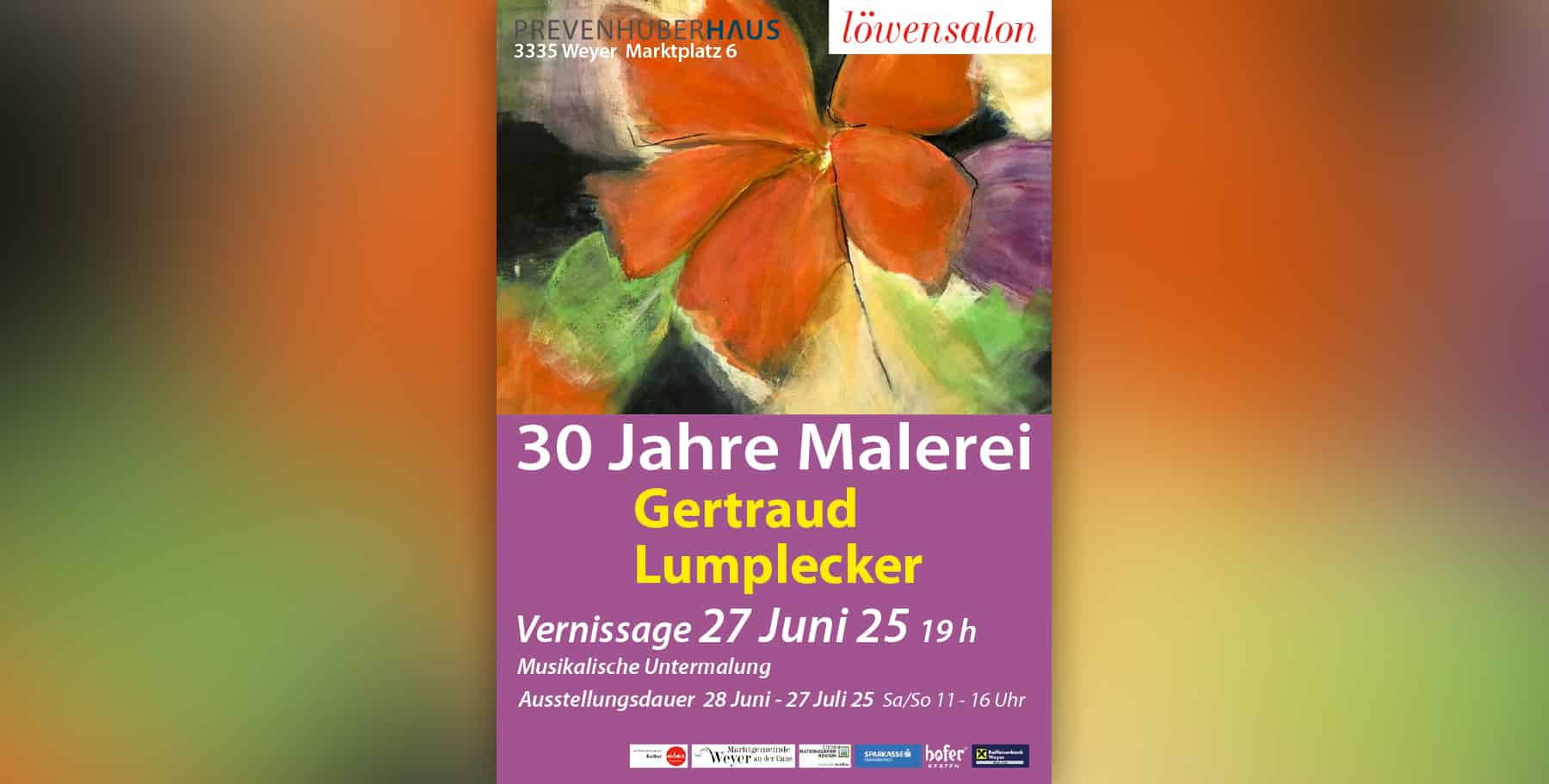 Malerei & Musik | Gertraud Lumplecker, 30. Jahre Malerei