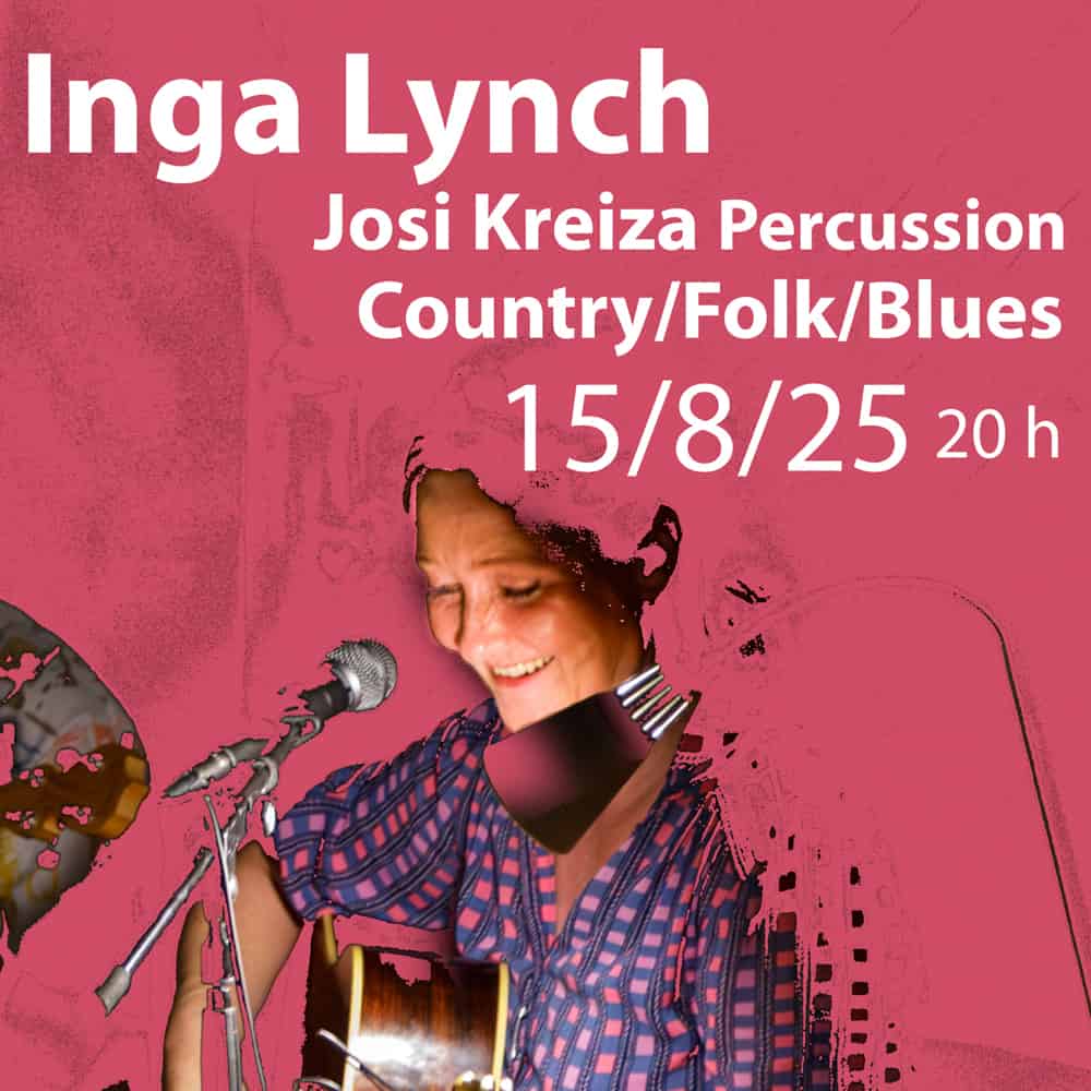 Konzert | Inga Lynch und Josi Kreiza spielen Country, Folk und Blues, Freitag, 15. Aug. 2025, 20 Uhr