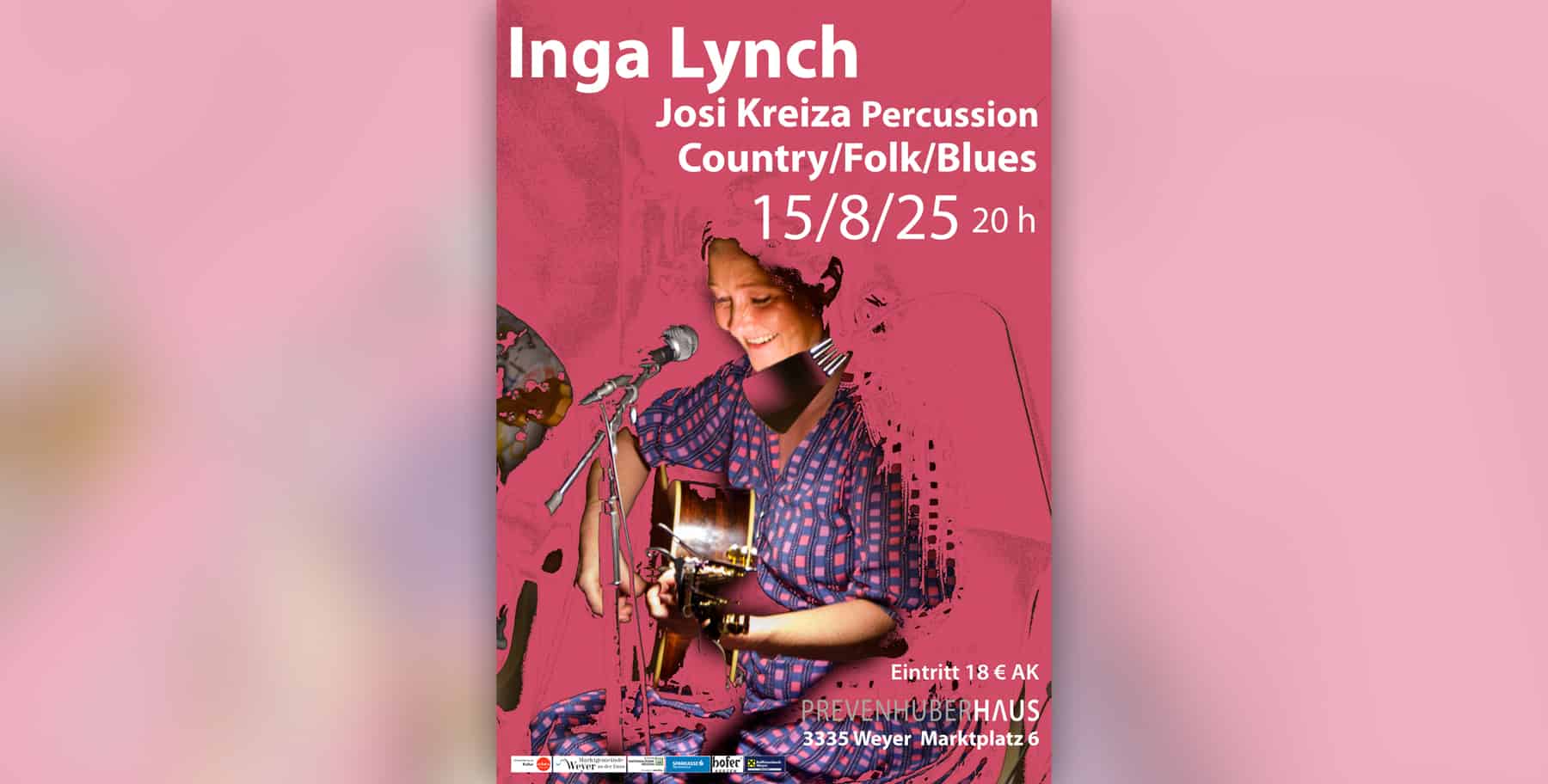 Konzert | Inga Lynch und Josi Kreiza spielen Country, Folk und Blues