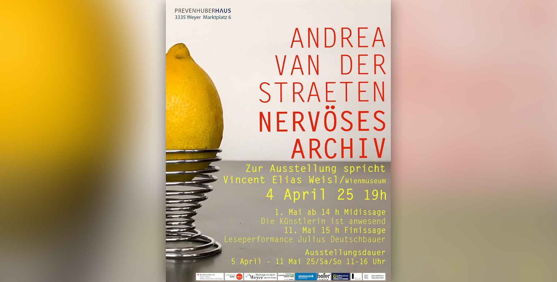 Ausstellung | Andrea van der Straeten: Nervöses Archiv