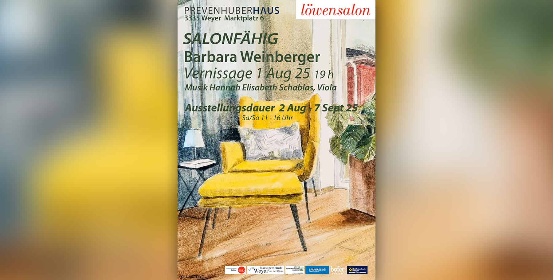 Malerei | Barbara Weinberger: SALONFÄHIG