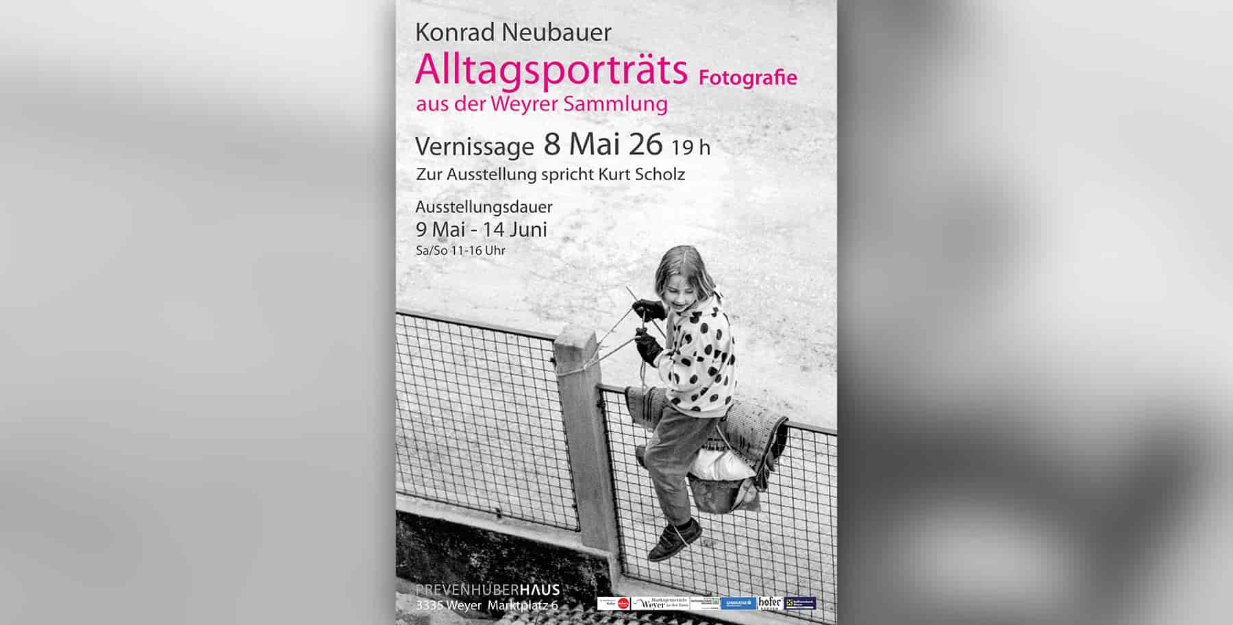 Ausstellung | ALLTAGSPORTRÄTS, Konrad Neubauer