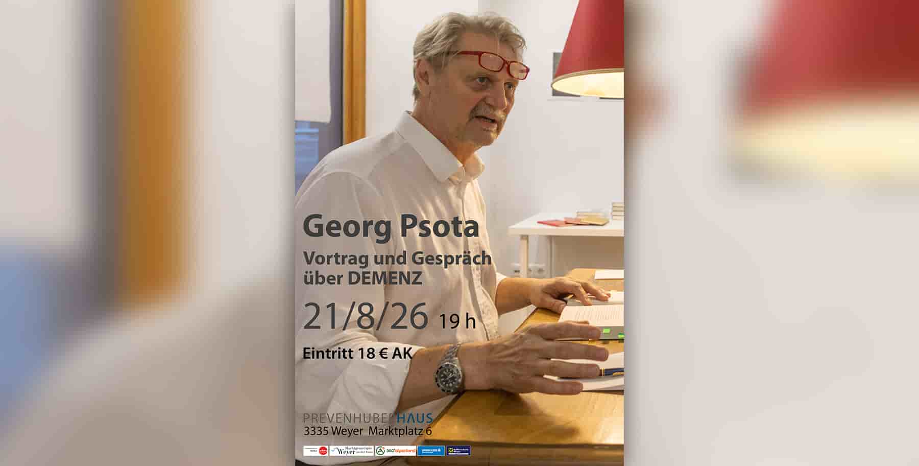 Vortrag | DEMENZ Vortrag von Prim. Dr. Georg Psota