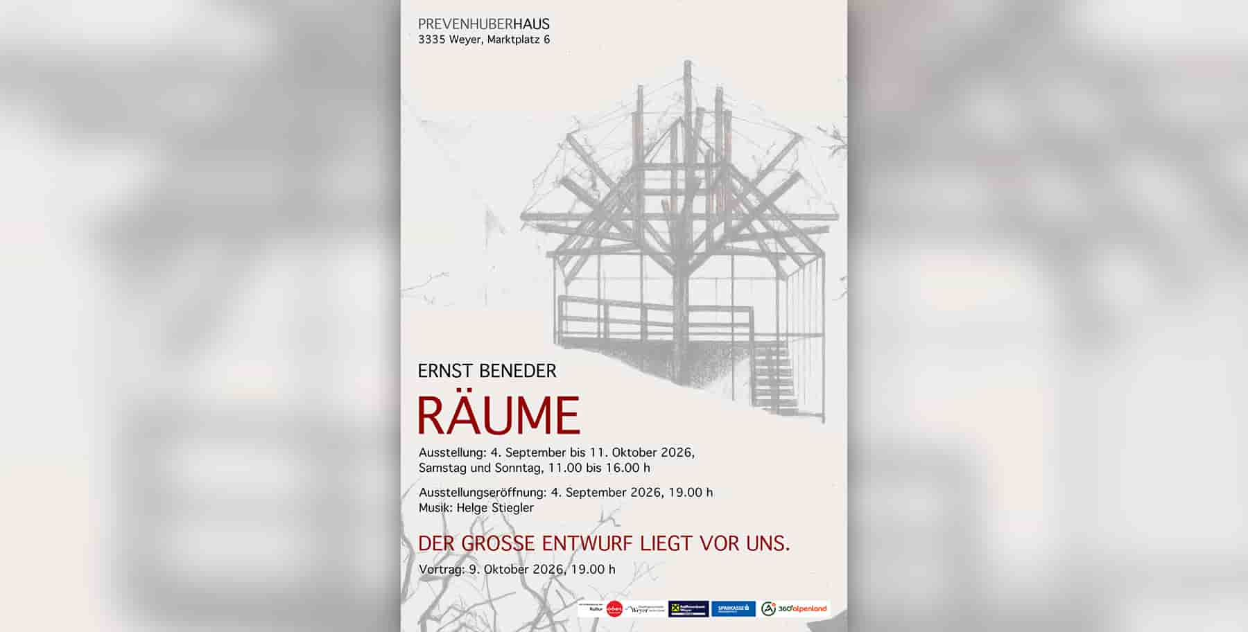 Ausstellung | RÄUME Ernst Beneder Architektur