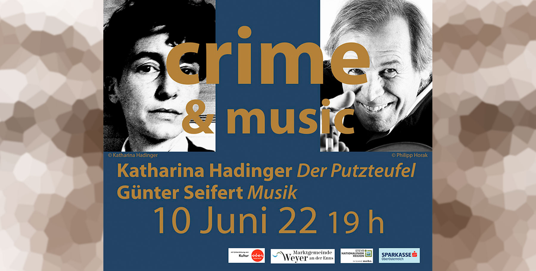 Lesung & Musik | crime & music mit Katharina Hadinger und Günter Seifert