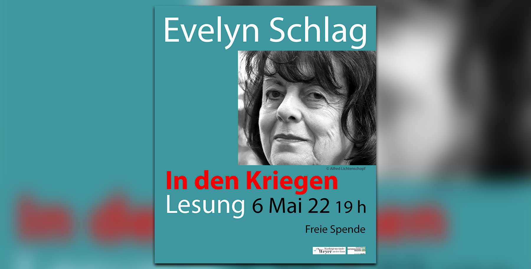 Lesung | Evelyn Schlags neuer Roman In den Kriegen