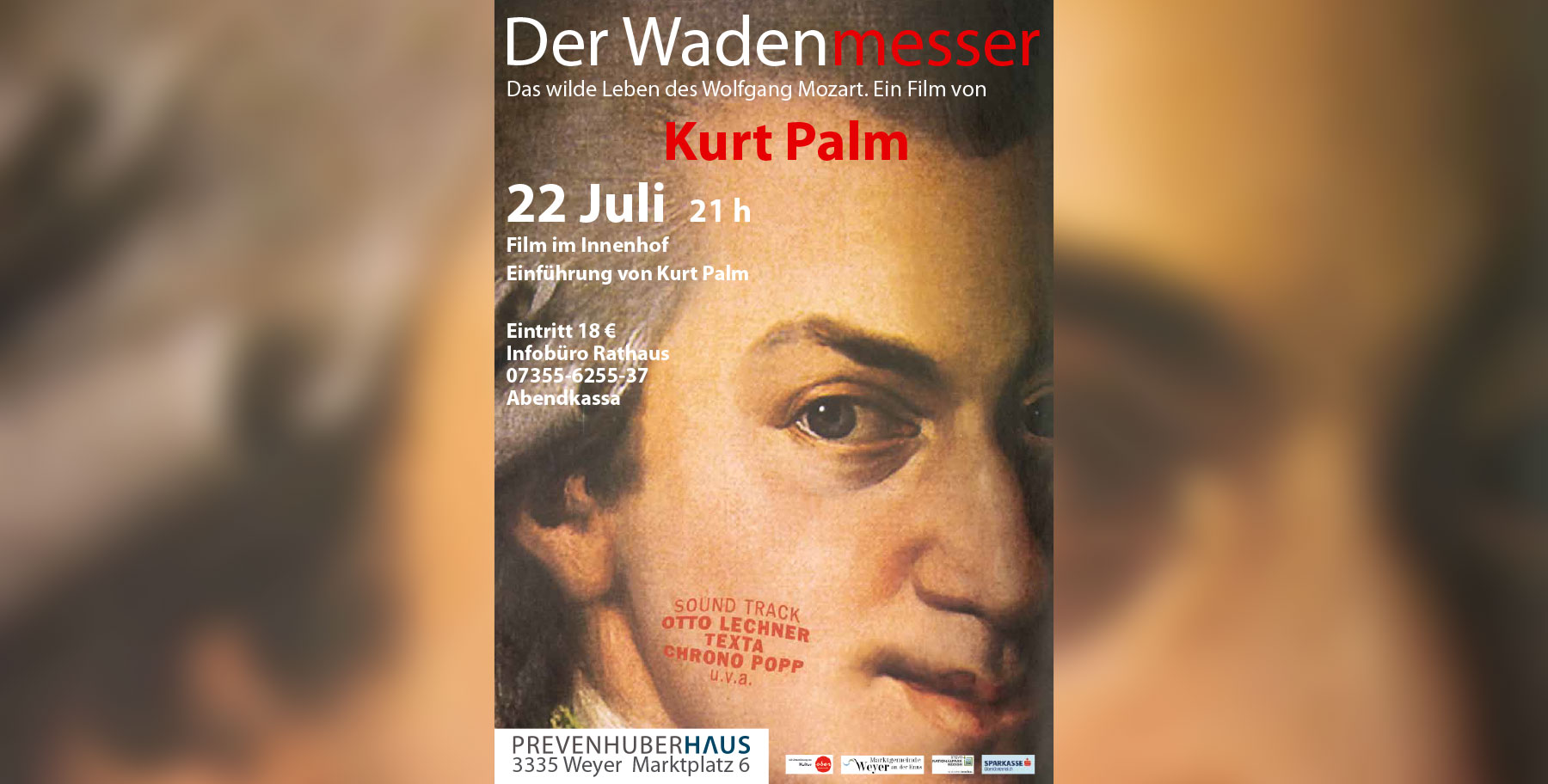 Film |  Kurt Palm: Der Wadenmesser, 22. Juli 2022, 21 Uhr